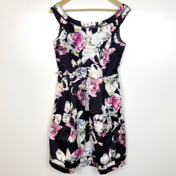 White House Black Market Floral Midi Dress - Picture 4 of 9